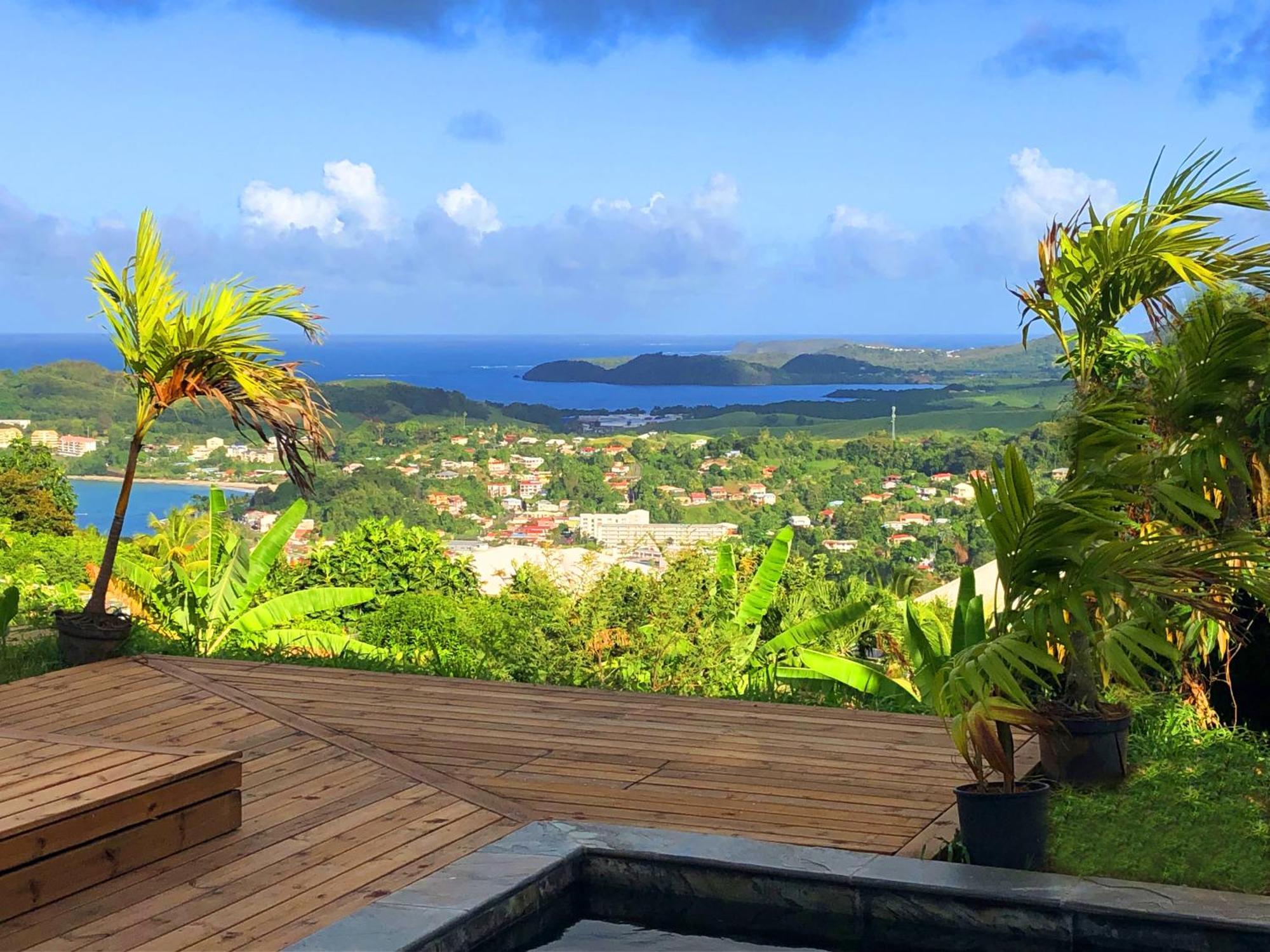 F3 Hibiscus - Piscine Chauffee - Vue Mer - 9 Min De La Plage - Ti Zwezo Paradi Trinite  Exterior foto